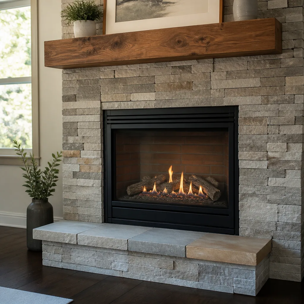 Gas fireplace service