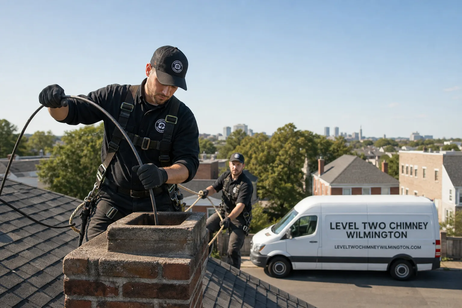 Level Two Chimney Wilmington chimney cleaning team